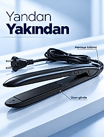 110–240 V Sıcaklık Ayarlı Seramik Saç Düzleştirici
