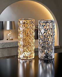 Gece Lambası Dokunmatik RGB Kristal Şarjlı UCZKRİSTALLAMBA2