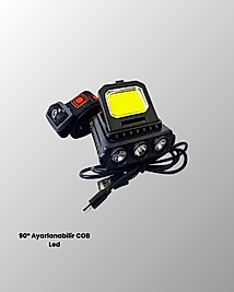 Kafa Feneri 800 Lumen USB Type C Şarjlı UCZZZHS209-1