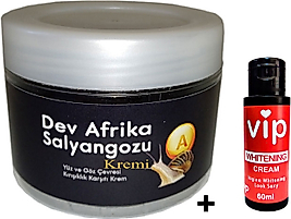 GİANT YÀŞLANMA KÀRSITI SALYANGOZKREMİ 100ML DEV AFRİKASALYANGOZU + VİP VAJİNARENK AÇICIKREM 60 ML