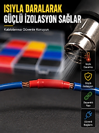 560 Makaron Seti Elektrik ve Elektronik Kablo İzolasyon Tamir Seti