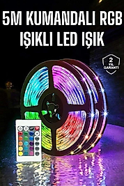 5 metre şerit LED RGB kumandalı model UUCZ5MŞERİTLED1