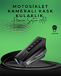 BT16 Dashcam Özellikli Kask Kamerası – WiFi, Sesli Komut, HD Kayıt (Kopya)