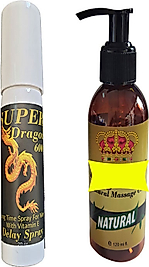 BONİE 1 ADET DRAGON GECKTR SPREY + EROTİK MASAJ YAĞI