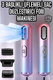 Fön Makinesi Üç Başlıklı Seyahat Tipi Taşınabilir Kablolu Saç Kurutma Makinesi