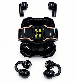 Küpe Tasarımı 4 Kulaklıklı TWS Bluetooth Kulaklık Seti PGJ99KULAKLIK-3