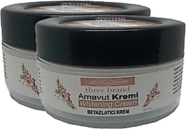 SÜPER THREE BRAND ARNAVUT KREMİ 2 ADET WHİTENS CREAM TÜM BÖLGE  KREMİ 50 ML