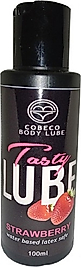 COBECO BODY LUBE WİTH STRAWBERRY WATER BASED - TASTY LUBE LATEX SAFE 100 ML / LATEX - KONDOM UYUMLU SU BAZLI ÇİKOOLATA AROMALI LUBRİKANT JEL
