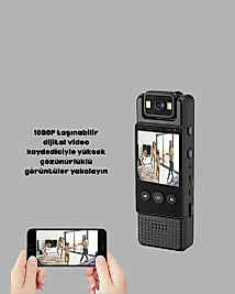 Mini Kamera 1080P Full HD Döner Lens Taşınabilir
