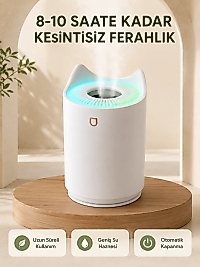Ultrasonik Hava Nemlendirme Cihazı 7 Renk LED Aromaterapi Difüzör