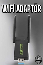 Wifi Adaptör Çift Bantlı Kablosuz Wifi Adaptörü