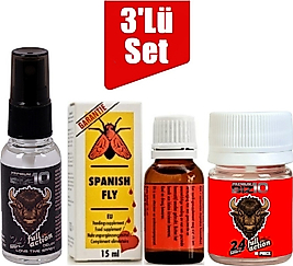 BİZON SPREY SPANİSH FLY KADİN KADIN DAMLA + BİZON 100MG 10'LU
