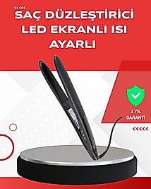 Profesyonel 2025 Saç Düzleştirici Isı Ayarlı Titanyum Seramik Plakalı A Kalite Orijinal