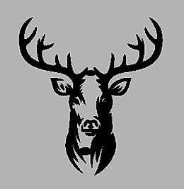 Ahşap İşleme Duvar Süsü- Büyük Ceylan Başı 30 cm x 50 cm