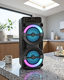 Taşınabilir Bluetooth Hoparlör RGB Işık Efekti UCZZZPG3233SPEAKER-2