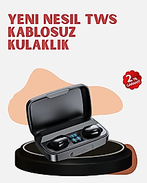Yüksek Kapasiteli A10s TWS Kablosuz Kulaklık Dokunmatik Kontrol