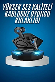 Bluetooth Kulaklık Oyuncu Kulaklığı RGB Işıklı Oyunlarda Düşük Gecikme