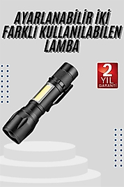 El Feneri 2500 Lümen USB Şarjlı UUCZZZHS215LAMBAAAAA1