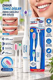 Elektrikli Diş Fırçası Masajlı Başlık SoftDişFırçası-2