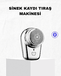 Mini Tıraş Makinesi – Taşınabilir, Şarjlı, Hassas Kesim, Modern ve Dayanıklı Tasarım