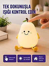 Dekoratif Armut LED Lamba Renk Ayarlı Şarj Edilebilir