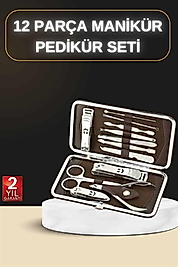 12 Parça Manikür Pedikür Seti U12PARÇAMANİKÜRSETİ1