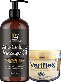 VARİFLEX ANTİ-CELLULİTE MASSAGE OİL 240 ML MASAJ YAĞI + VARİFLEX  KREMİ 100 ML