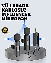 Mobil Uyumlu Mikrofon - Dış Mekân İçin İdeal