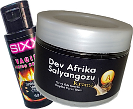 GİANT AFRİKA ANTİ-AGİNG KREM 100ML DEV AFRİKASALYANGOZU + SIXX BAYAN ORGAZMKREMİ