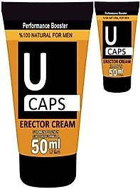 U CAPS CREAM ERKEKLERE ÖZEL KREMİ 50 ML X 2 ADET