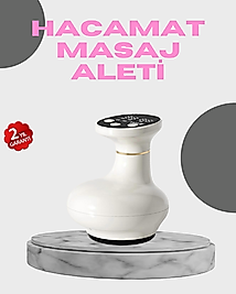 3’ü 1 Arada Şarjlı Masaj Cihazı Kupa Terapisi Sıcak Kompres Gua Sha
