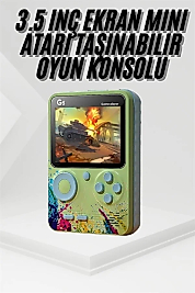 Game Box Oyun Konsolu 500 Retro Oyunlu Mini Taşınabilir 3 İnç