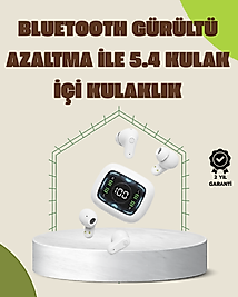 Bluetooth 5.4 Teknolojili Kablosuz Kulaklık LED Göstergeli