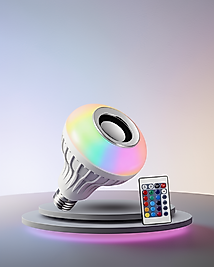 RGB LED Işık Hoparlör E27 12W UCZZZLAMBAHOPARLÖRRR3