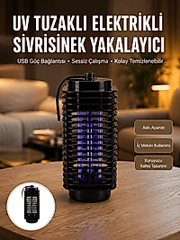 Kimyasal İçermeyen UV Işıklı Böcek ve Sivrisinek Kapanı – Güvenli Kullanım