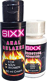 SİXX 60 ML BAY BAYAN RELAX KREM +ERKEKLERE ÖZEL GÜÇ 30 LU