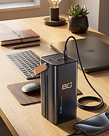 Yüksek Kapasiteli Powerbank 80000 mAh Hızlı Şarj Özellikli Çok Portlu Taşınabilir Şarj Cihazı