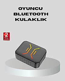 Powerbank’lı Bluetooth 5.3 Kulaklık – Kablolu/Kablosuz Kullanım, Dokunmatik ve Uzun Pil Süresi