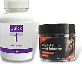 QUİCK F DSTKLYCİ ÜRÜN 15'Lİ FAT BURNER MEN VÜCUT KREM