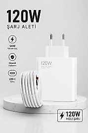 Turbo Hızlı Şarj Destekli 120W USB-C Şarj Seti