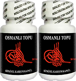 OSMANLI TOPU 30LU: 2 ADET ERKEKLERE ÖZEL FORMÜL