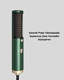 200°C Seramik Plakalı Saç Düzleştirici – Elektriklenme Önleyici İyon Teknolojisi