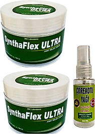 SYNTHAFLEX ULTRA SYNTHA-FLEX SIRT DİZ VÜCUT SIZILARI İÇİN MASAJ BAKIM KREMİ 100 ML X 2 ADET+MASAJ YAĞI İLE 30 ML