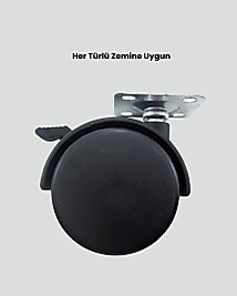 Kilitli Mobilya Ayağı 6 cm 4’lü Set Zemin Korumalı
