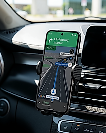 Araç Telefon Tutucu 360° Döner Otomatik Kilitli UCZZZZJ02TELEFONTUTUCU-2