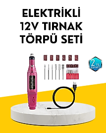 USB Şarjlı Çok Fonksiyonlu Tırnak Bakım Cihazı