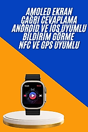 Akıllı Saat Çok Fonksiyonlu Unısex Sosyal Medya Girişli Bluetooth Bağlantılı Yeni Nesil