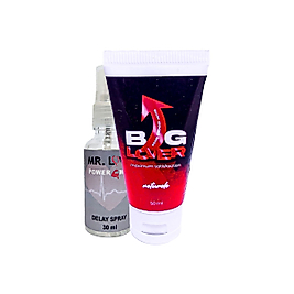 BGLOVER GÜNLÜKPENİSBAKIM MASAJ KREMİ 50ML + MSTERLOVE GECİKTİRİCİSTOP SPREY 30 ML