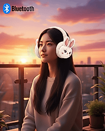 Peluş Kablosuz Bluetooth Kulaklık Çocuk ve Genç Kullanıma Uygun