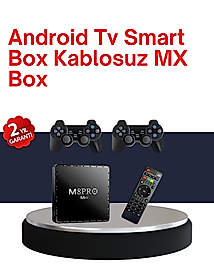 Retro Oyun Konsollu Akıllı Android TV Kutusu